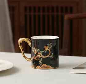 【6F】国瓷永丰源 石榴家园马克杯（350ml）