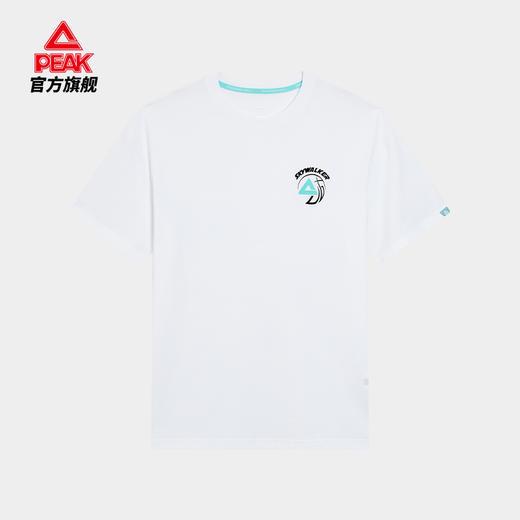 匹克2025年新款球星系列男款圆领短袖T恤F6252421 商品图1