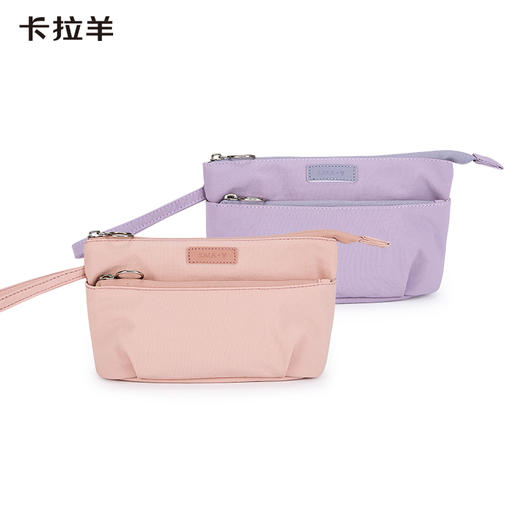 卡拉羊多功能轻便时尚防水洗漱收纳化妆包便携贝壳包CX0622 商品图3