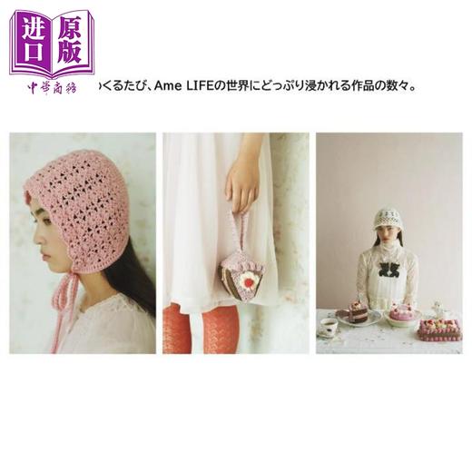 【中商原版】钩针编织 日本网红手工图书 日文原版日韩 Ames Crochet Book Ame LIFE まいにちのかぎ針編みー 商品图1