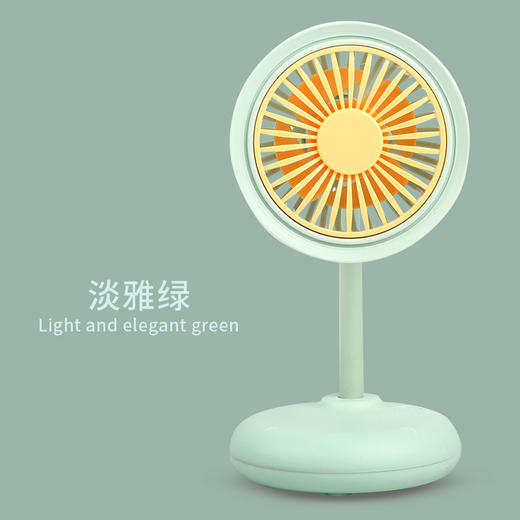 【自由吹风❗️软管充电小风扇】任意角度弯曲，导流风罩结构，吹起自然风！清新台式USB充电式简约风扇便携带 商品图5