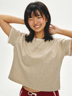 CryingCenter 健身凉感撞色休闲tee宽松短袖 哭喊中心