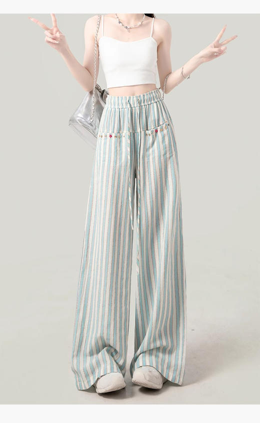 裁缝学苑AS486休闲阔腿裤纸样女装新款高腰宽松直筒阔腿裤子样板 商品图9