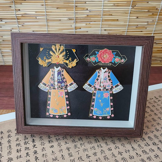 冰箱贴展示收藏磁吸相框 黑白两用底色 优质铁板牢固吸附 亚克力罩 商品图2