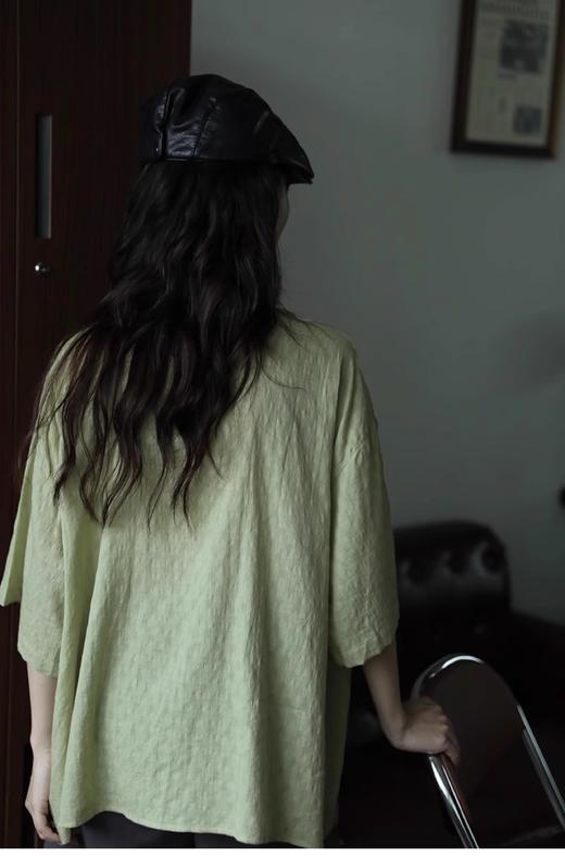 裁缝学苑AQ459复古设计感短袖衬衫纸样女装显瘦衬衣上衣样板图纸 商品图9