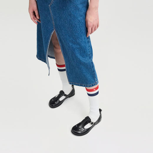 lost in echo2025春夏新款时尚轻便柔软镂空布洛克玛丽珍真皮单鞋 商品图4