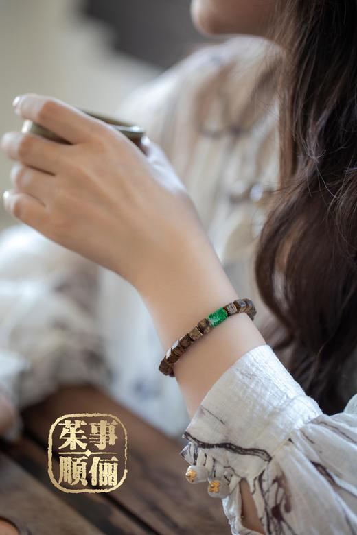 【茱事顺俪】18K黄金沉香手链 商品图8