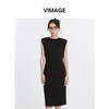 VIMAGE纬漫纪夏季新款时尚通勤无袖收腰显瘦连衣裙V2107728 商品缩略图1