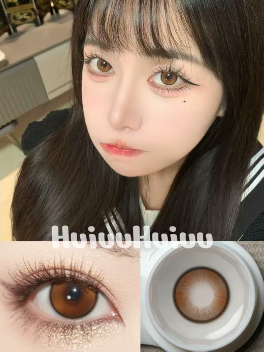 【月抛大直径】MIXMIXX-黑金唱片 棕-14.5mm【月抛 0-1000度 含525/575】 商品图0