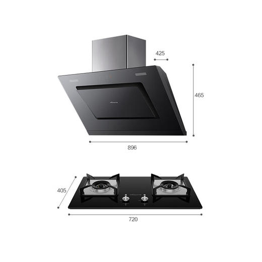 IBF艾博菲万和烟机灶具二件套J03Q(S)B8L03立体环吸17m吸力_4.5kw一级能效烟灶_侧吸J03QSB8L03Q烟灶二件套_天然气【K】 商品图9