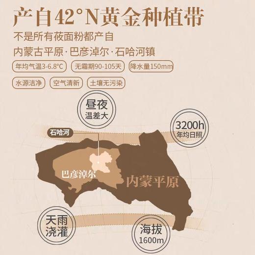 有机荞麦粉 内蒙古高原旱地有机种植荞麦面粉杂粮面粉1kg【京东快递送货上门】 商品图2