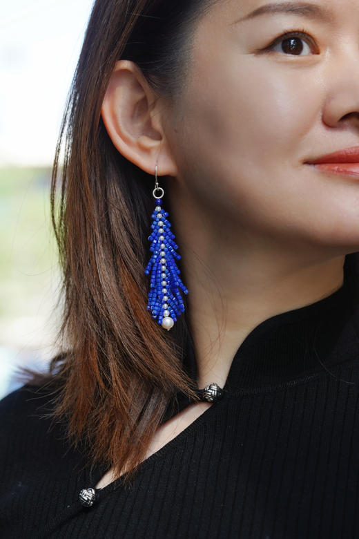 青金&珍珠｜凤凰羽毛（订制3天发货） 商品图7