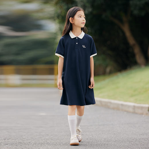 【裙装】 童装短袖POLO连衣裙 1P2365305 商品图2