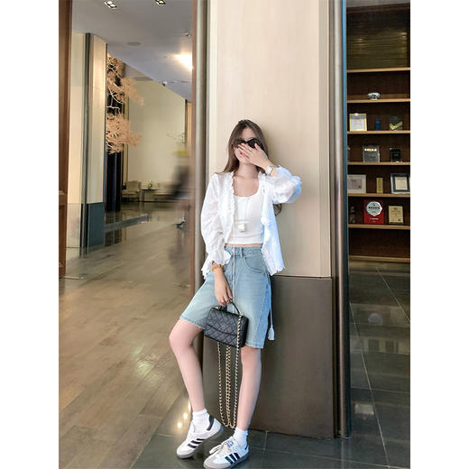 【149元任选2件】最后一波现货！温柔风法式花边喇叭袖衬衫 商品图4