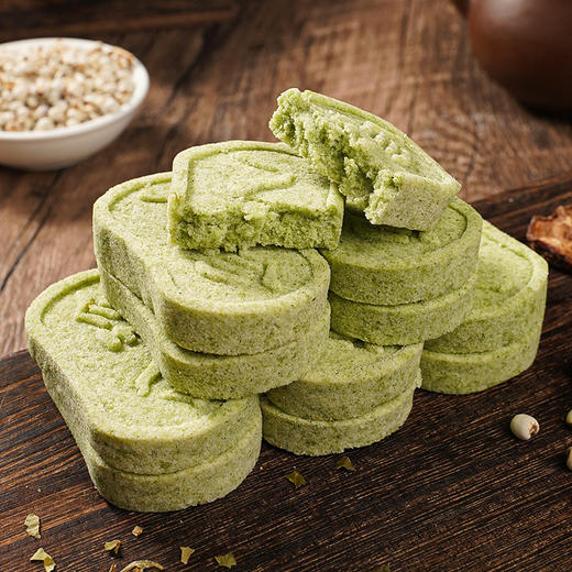 【19.9抢❗艾草桑叶八珍糕】甄选品质原料制作，茯苓/芡实/莲子/薏米/山楂/山药/白扁豆/麦芽/艾草/桑叶等，八珍糕芡实糕低脂，营养健康糕点心办公室零食品L 商品图2