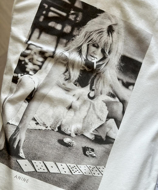 现货 THS-限时 Annie家 金发女郎印花T恤 BH2592 商品图7