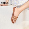 Safiya/索菲娅2025海边沙滩舒适露趾外穿休闲百搭平底一字拖鞋SFD2110M69/SFD2110369 商品缩略图3