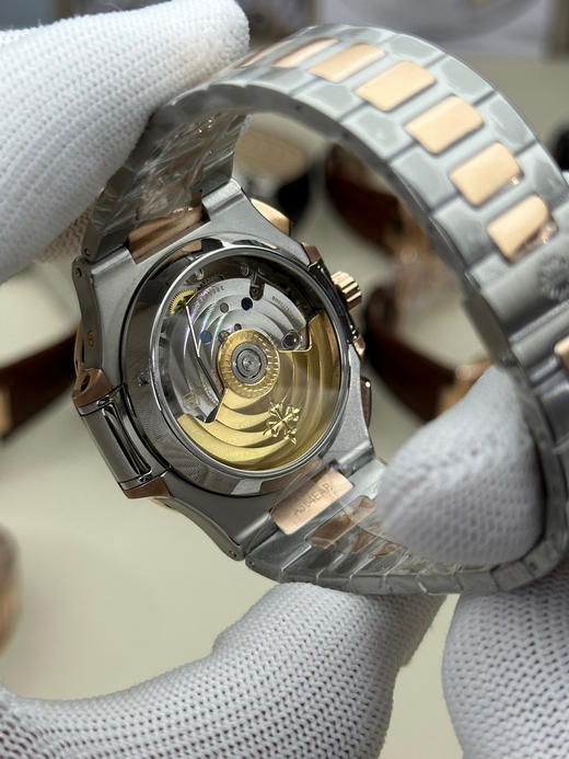 3K厂V3升级版薄薄薄！真功能，真小秒！百达翡丽鹦鹉螺5980多功能计时腕表【表壳】腕表尺寸40.5毫米，厚度为全网最薄仅13.5毫米，同正品一致的枕型表壳采用正面拉丝‼️‼️ 商品图8