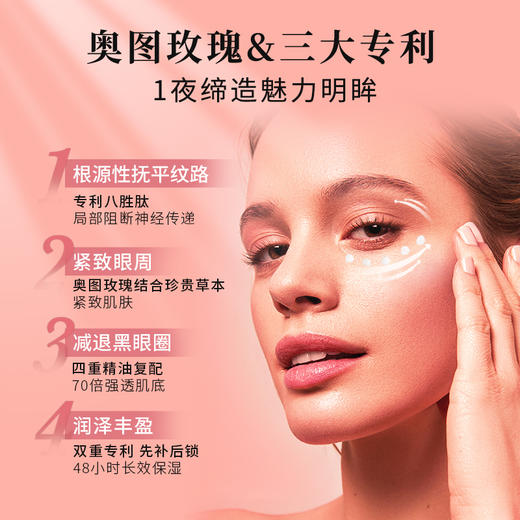 保税直发 CANVAS 卡芬诗 玫瑰滋润睡眠眼膜 30mL 商品图1