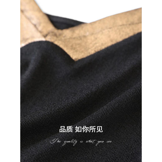 COCOBELLA设计感心机内搭黑色吊带女夏奢感黑金背心VT0028 商品图4