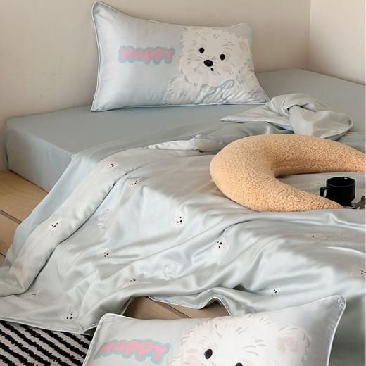 【天丝大豆被 】60支兰精天丝夏被四件套空调被夏凉被儿童天丝夏被三件套大豆夏被 商品图2