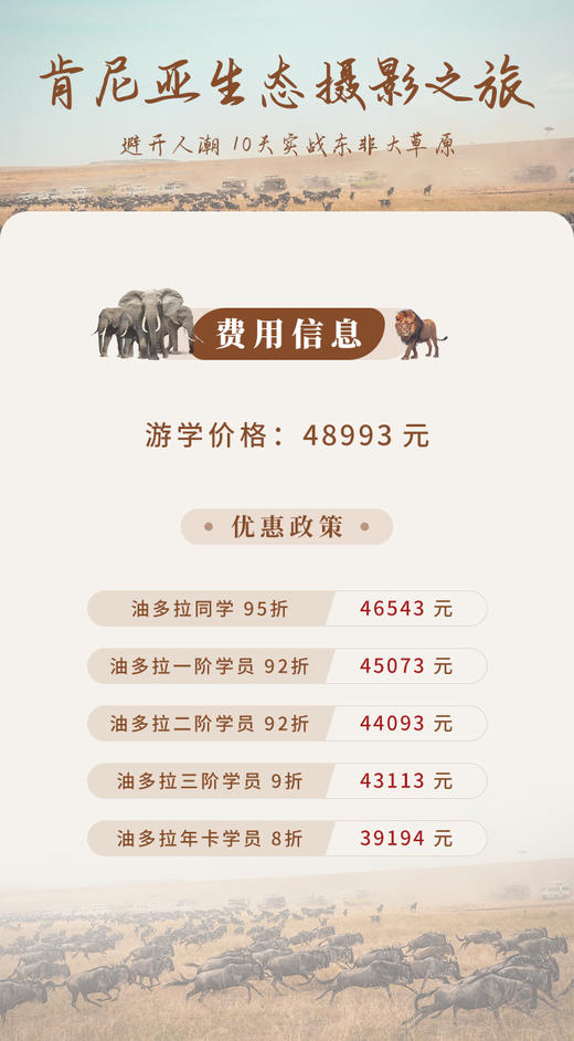 2025肯尼亚生态摄影之旅 商品图1