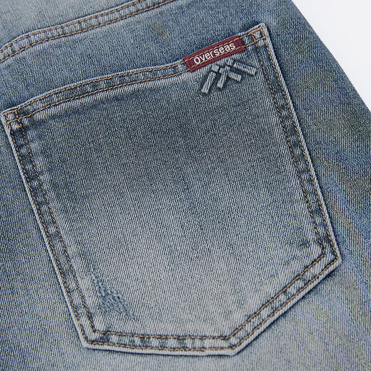 【新品上新】HX 春秋季水洗萝卜牛仔长裤刺绣点缀Z201510016101 商品图9