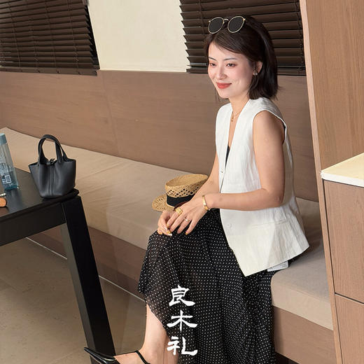 【现货】良木礼夏季亚麻马甲（043538） 商品图1