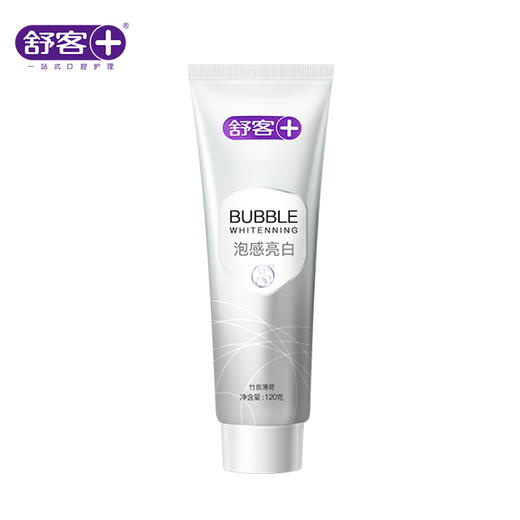 舒客 泡感深洁亮白牙膏竹炭薄荷120g绵密泡沫谷物亮白精华（口味随机） 商品图0