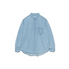 nanamica Regular Collar 男女中性款复古水洗牛仔长袖衬衫 商品缩略图3