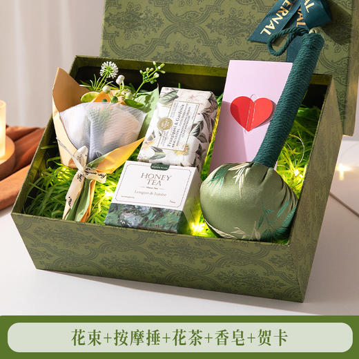 【复古森系限定礼盒】母亲节礼物送妈妈实用古法养生按摩捶礼盒公司团购伴手礼生日礼品。ry 商品图9