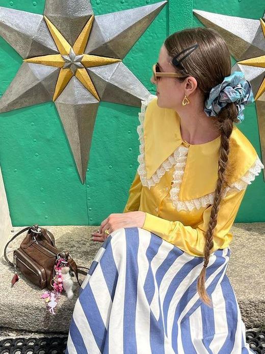 LS｜La curva Earrings 三角爱心耳环 [ 金 / 银 ]【Celestial】 商品图1