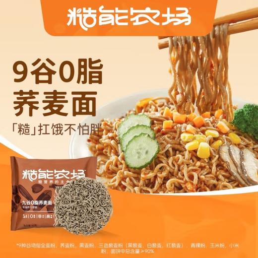 【分仓直发包邮】糙能农场九谷0脂荞麦面60g*20包 商品图0