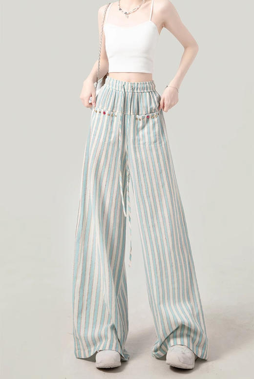 裁缝学苑AS486休闲阔腿裤纸样女装新款高腰宽松直筒阔腿裤子样板 商品图5