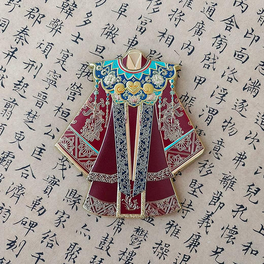 【凤冠霞帔全身版】金属冰箱贴国潮原创古风立体浮雕工艺设计 商品图4