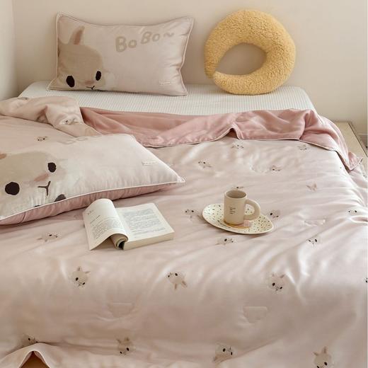 【天丝大豆被 】60支兰精天丝夏被四件套空调被夏凉被儿童天丝夏被三件套大豆夏被 商品图1