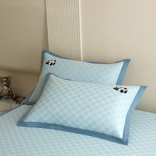 轻奢绣花凉感床笠款凉席 全包裹懒人必备冰凉席 商品图3