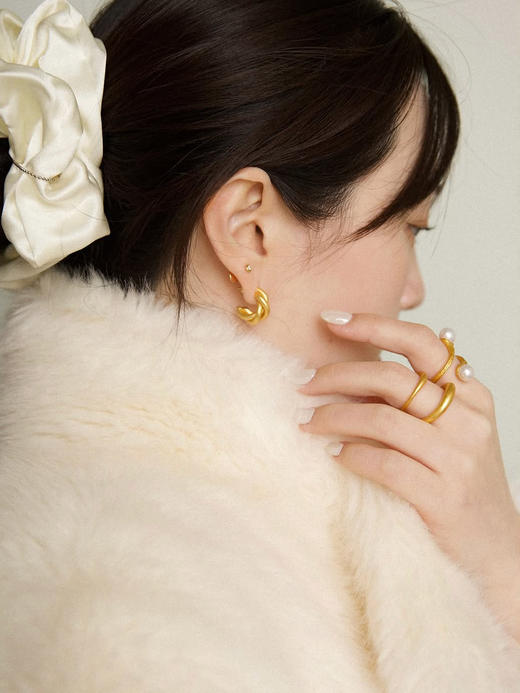 LS｜Liana Earrings 蛇藤耳环 [ 金 / 银 ]【Botanicalia 】 商品图1