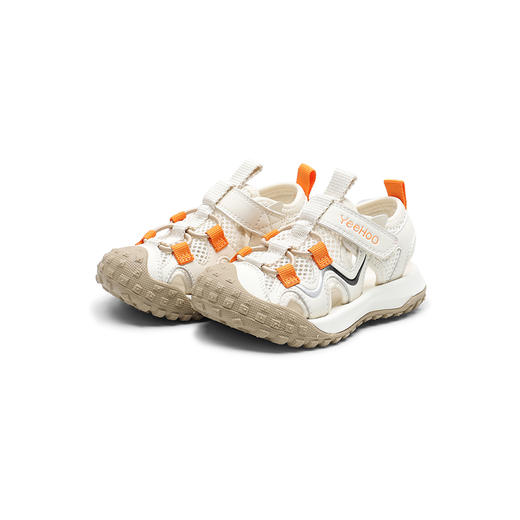 英氏童鞋儿童凉鞋女童夏季新款透气宝宝软底防滑男宝宝鞋子魔术贴 商品图4