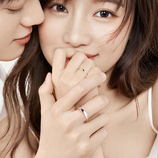 Fanci范琦【时光恋人系列】流光情侣对戒时尚轻奢小众设计 商品图3