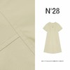 N°28 '瘦瘦裙’2025夏时尚设计师欧若风V领连衣裙休闲宽松气质通勤中长裙子885241L516 商品缩略图2