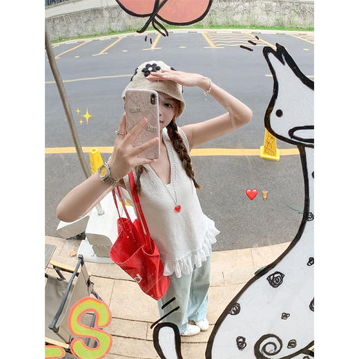 【129元任选2件】现货！针织无袖吊带背心 商品图4