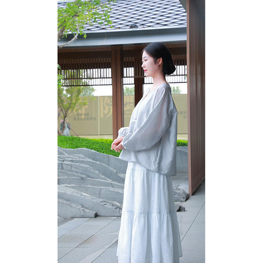 【2026东衣作】新中式上衣（25708227溶溶月-结缘款） 商品图1