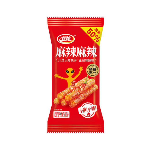 卫龙麻辣辣条小麻小辣 480g 辣条大礼包休闲零食独立小包装 商品图4