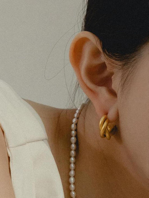 LS｜Liana Earrings 蛇藤耳环 [ 金 / 银 ]【Botanicalia 】 商品图5