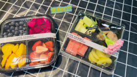 果切4拼 蓝莓 草莓 芒果 红心火龙果（果切）