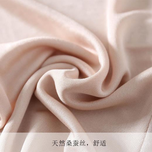 丁摩高档桑蚕丝真丝打底裤 真丝安全裤睡裤 衬裤裙裤防走光三分打底裤AL019 商品图2
