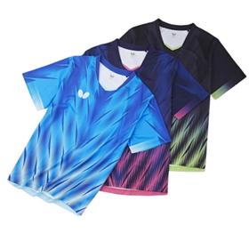 Butterfly蝴蝶乒乓球服BWH846运动T恤短袖比赛服运动衫3色可选
