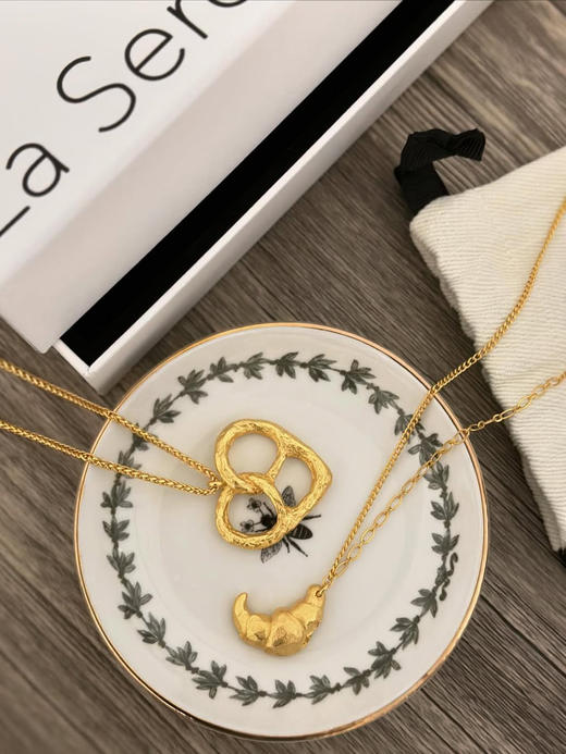 LS｜El Cuerno Necklace 可颂项链 [ 金 ]【Unbounded Divinity】 商品图2