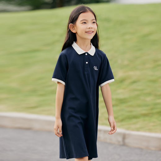 【裙装】 童装短袖POLO连衣裙 1P2365305 商品图4